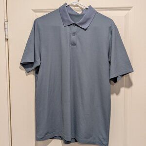 Lululemon Pique Polo Classic Fit Blue Medium M